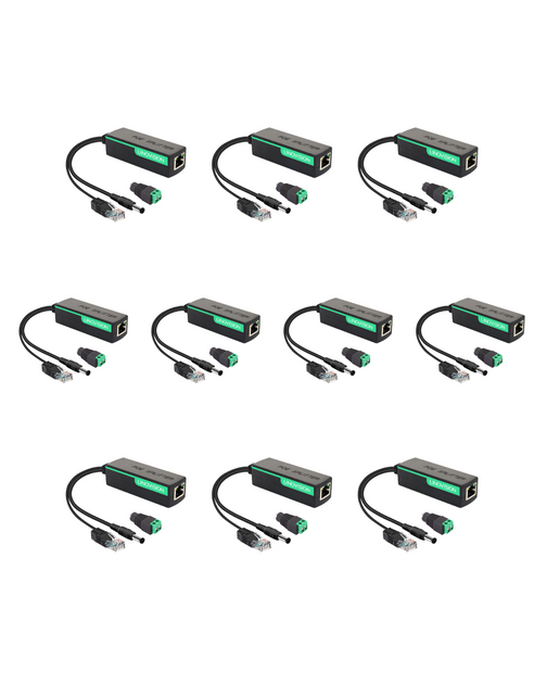LINOVISION Industriële PoE-splitter, 802.3bt Gigabit, 90W, 3-36V LINOVISION Industriële PoE-splitter, 802.3bt Gigabit, 90W, 3-36V