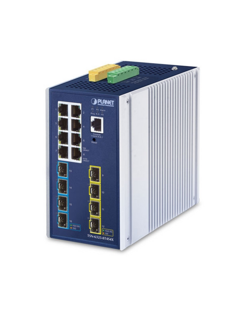 PLANET Industrial L3 Managed 8-Port Timing Sensitive Network (TSN