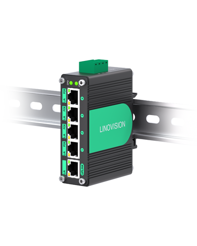 (POE-Switch0504GD) 5 Ports DC9-54V Input Full Gigabit POE Switch with Voltage Booster