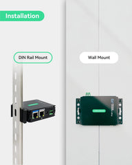 (POE-Splitter1224) Industrial Gigabit POE+ Splitter with DC12V/DC24V/POE 24V Output