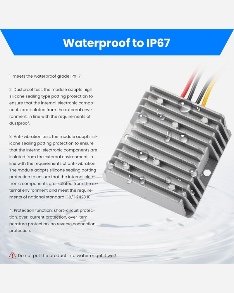 12V/24V to DC48V 240W Voltage Booster, DC-DC Boost Converter