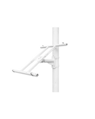 (Bracket-PanelOnePM) Pole mount bracket for solar power panel single unit installation, adjustable width 49cm to 71cm