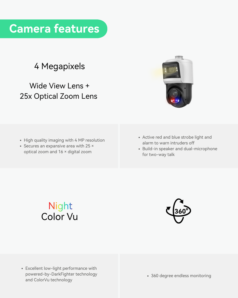 (GO SOLOX2 PTZ544D) Commercial Solar Power Camera KIT