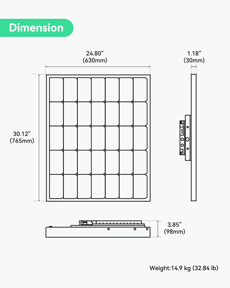 (SOLAR-S1240P100) Fully Integrated 4-in-1 Smart Solar Power Supply System for Security Cameras and IoT Device