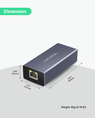 POE to USB-C Converter, Data and Charging through One Cable with 10/100Mbps Ethernet, Suitable for Phones and Tablets