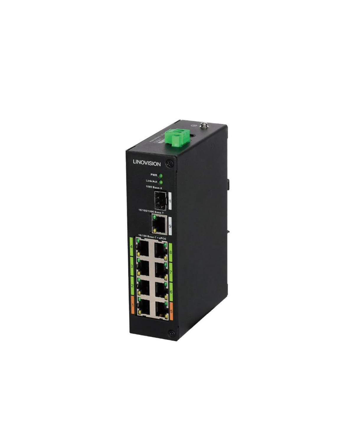 8-Port EOC & POE Hybrid Switch, Up to 2,500ft POE + Data 8-Port EOC & POE Hybrid Switch, Up to 2,500ft POE + Data