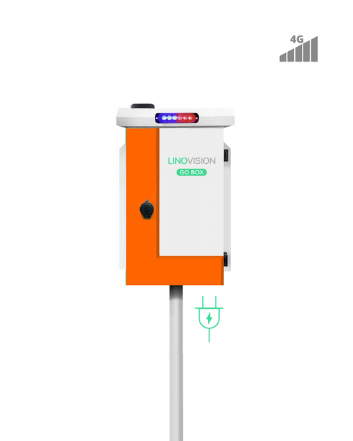 Linovision Go Box (GO BOX-UPS04W) Outdoor UPS Power System for up to 4 Surveillance Came ...