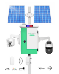 (GO BOX-V1200PU-PTZ-P8) Versatile Solar Powered Cameras System with Paired Wireless Bridge