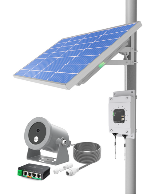 Commercial Solar Power 4K PoE IP Underwater Camera KIT (GO SOLO UWC ...