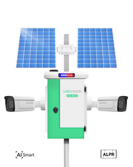 (GO BOX-V1200PW-2LPR) Versatile Solar Powered Cameras System with License Plate Recognition