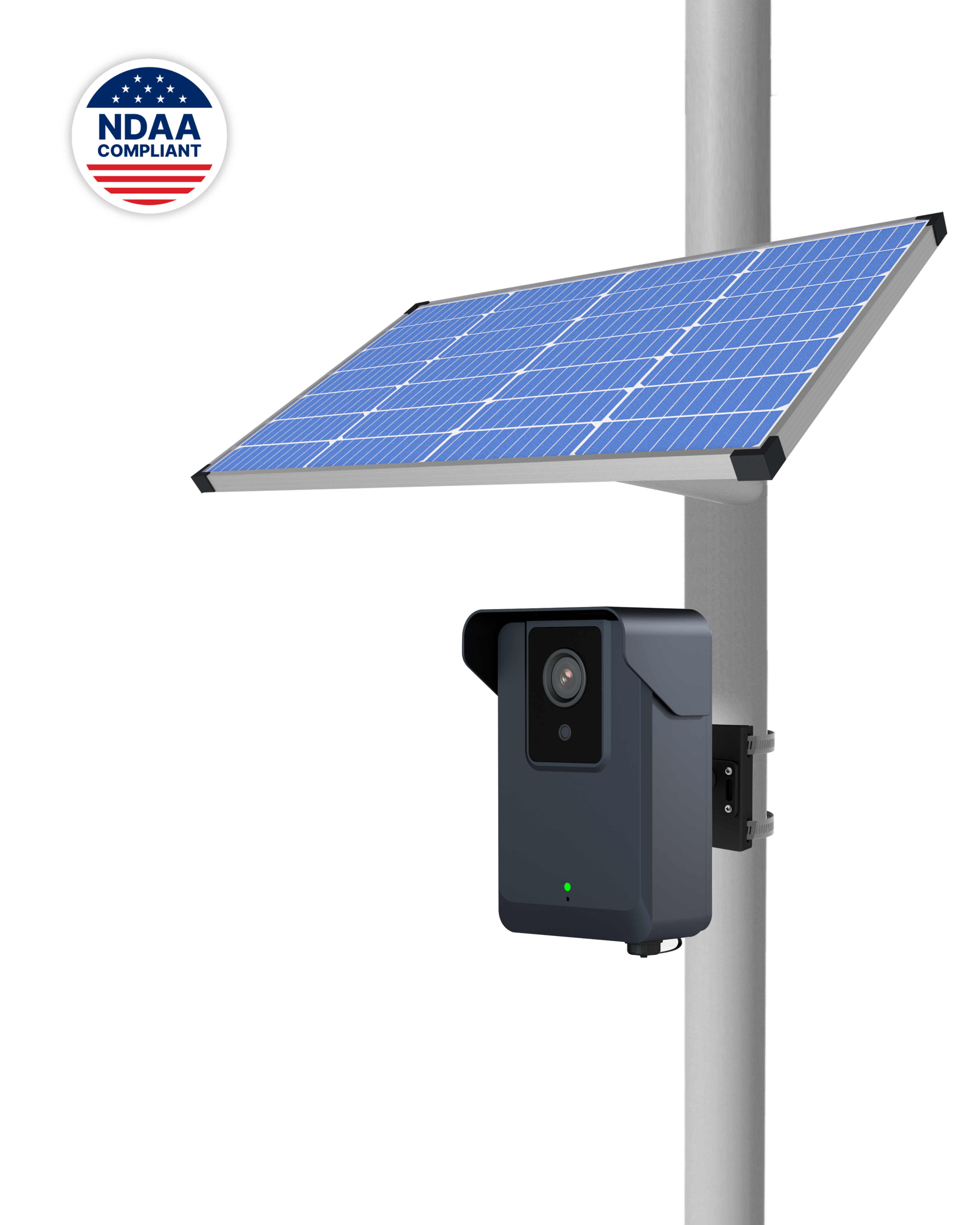 Solar Panel Solar License Plate Camera Type S True Wireless Solar