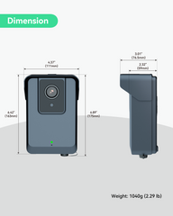 (GO SOLO Capture) 4G Solar Powered License Plate Capture Camera