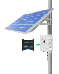 (GO SOLO RUT956) 4-in-1 Smart Solar Power System with Cellular Access for Security Cameras