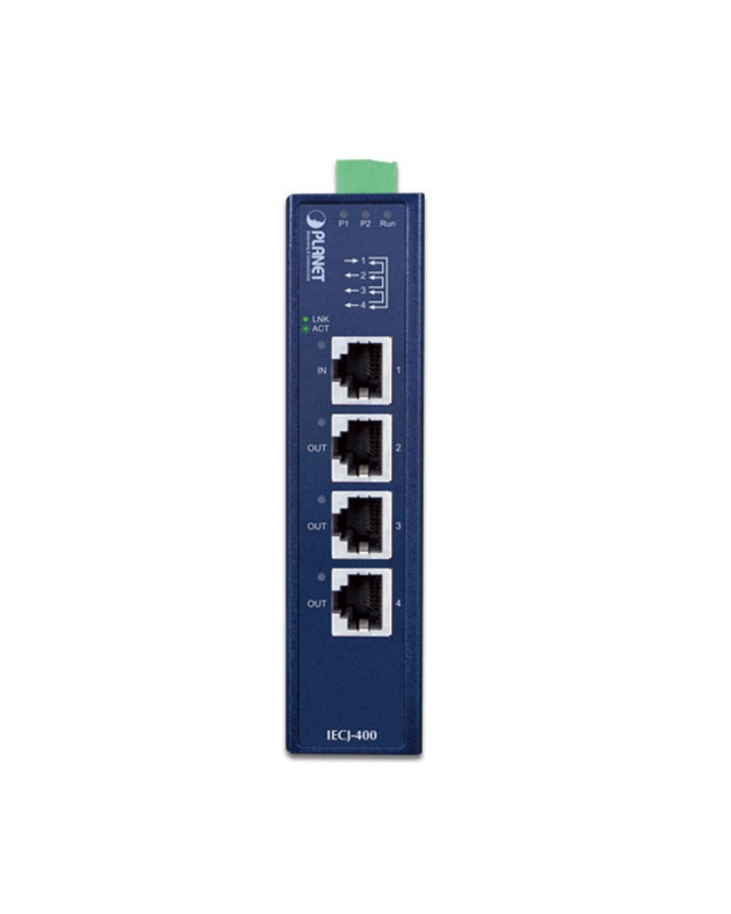 PLANET IECJ-400 Industrial 4-Port EtherCAT Junction Slave