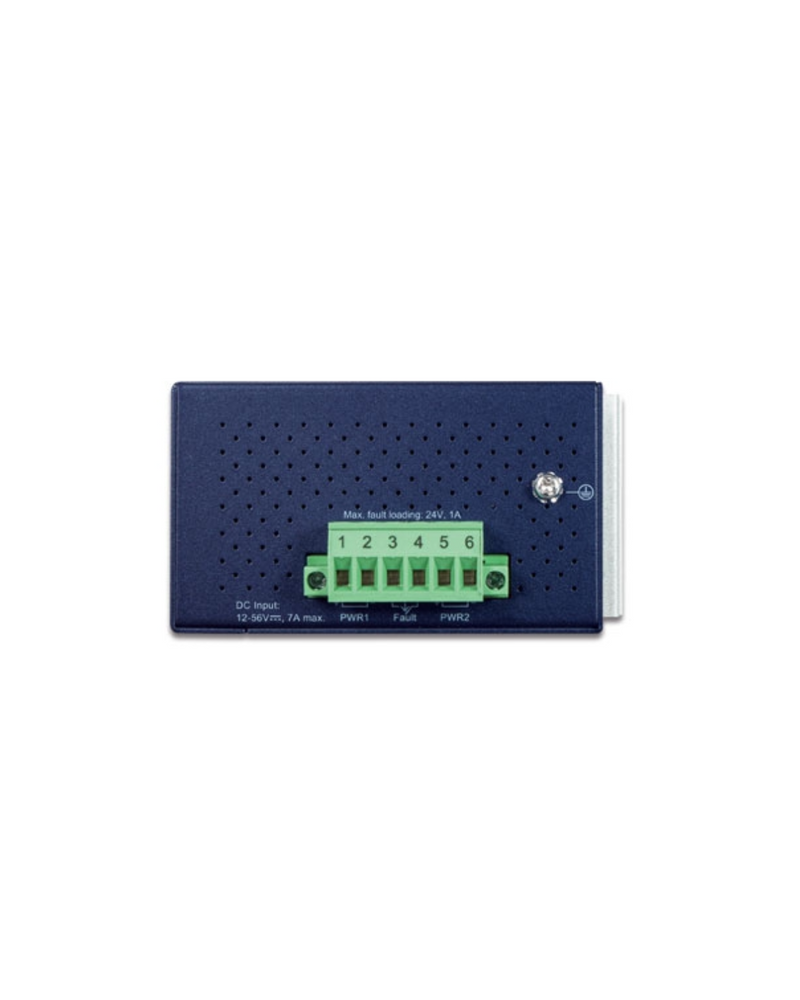 PLANET IGS-614HPT Industrial 4-Port 10/100/1000T 802.3at PoE + 1-Port 10/100/1000T + 1-Port 100/1000X SFP Gigabit Ethernet Switch