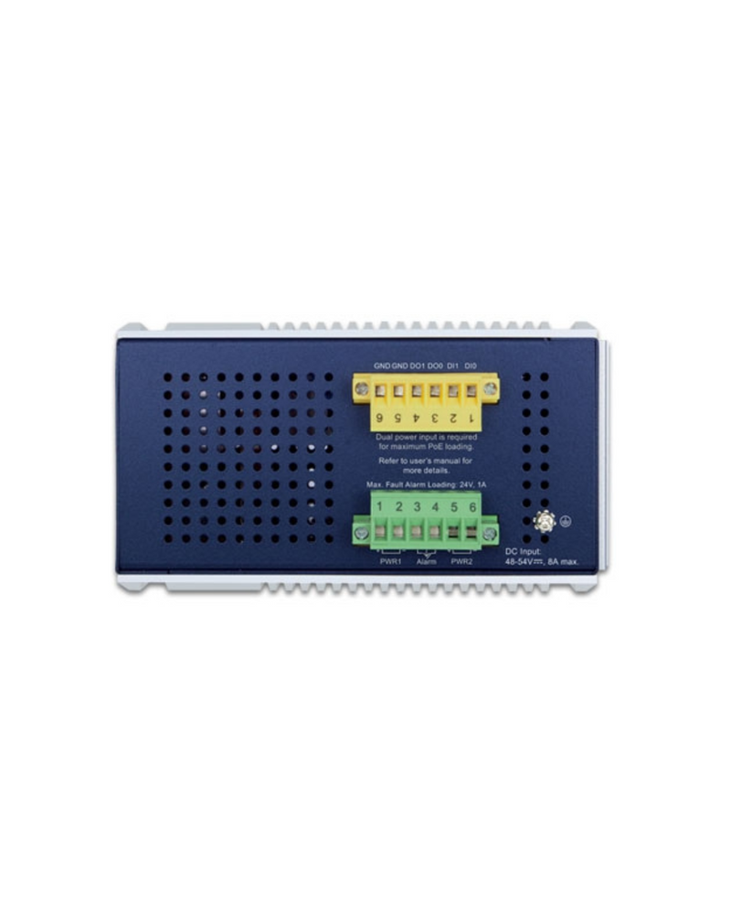 PLANET Industrial L3 Managed 8-Port 802.3bt 360W PoE++ Switch with 2x 2.5G and 4x 10G SFP+ Uplink, Railway certified