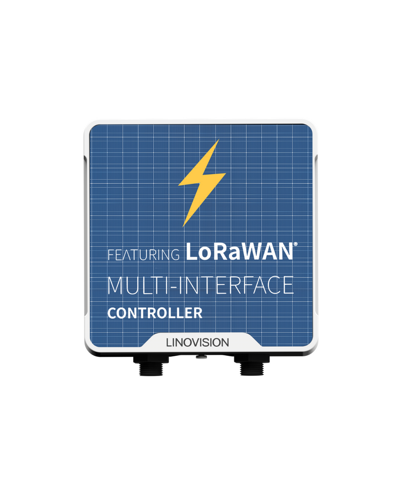 LoRaWAN Wireless IO Controller support Modbus RS485/RS232 with Long Life Battery and Solar Panel