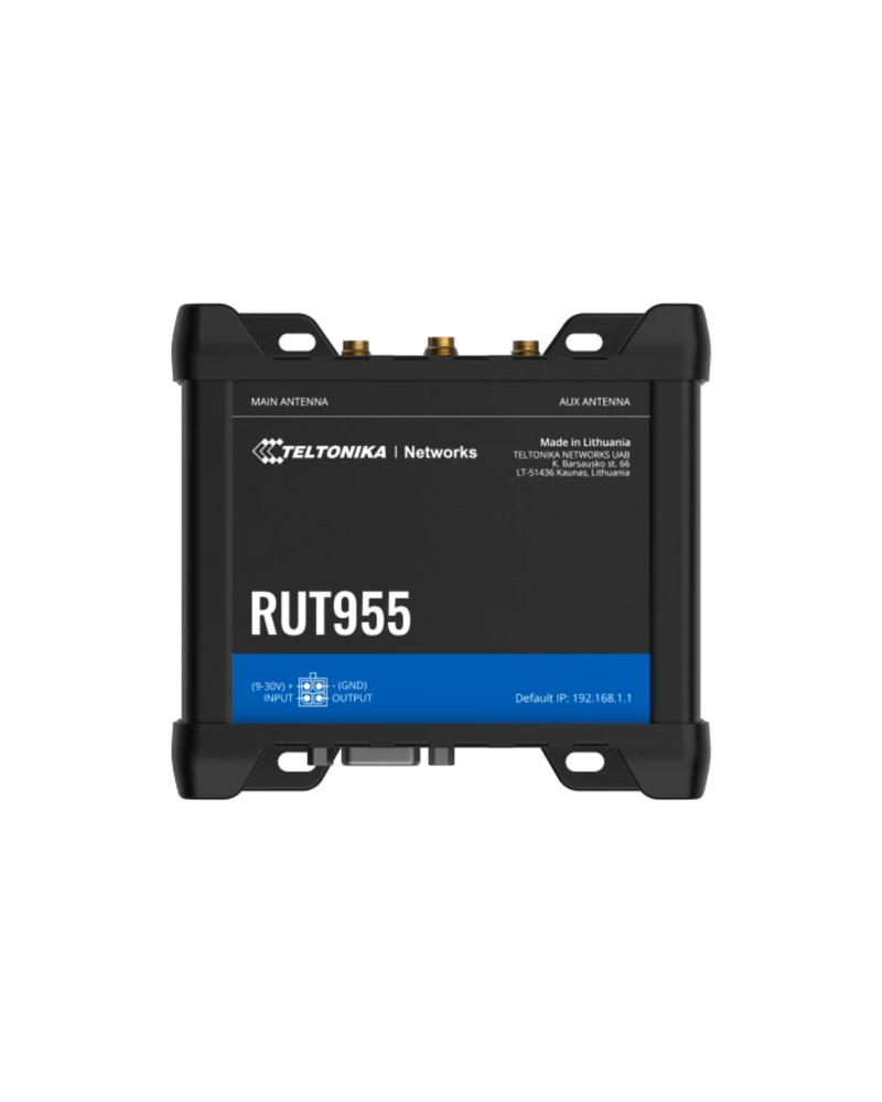 Teltonika RUT955 Dual SIM Industrial LTE 4G Router (RUT955W03660 Teltonika RUT955 Dual SIM Industrial LTE 4G Router (RUT955W03660