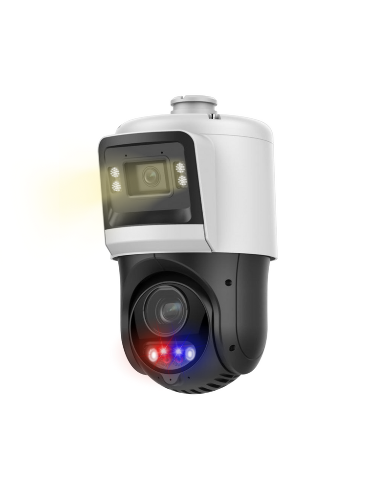 (IPTZ544DL-25X) 4MP 25x IP Speed Dome Camera with Extra Wide View Lens and Red/Blue Strobe Light