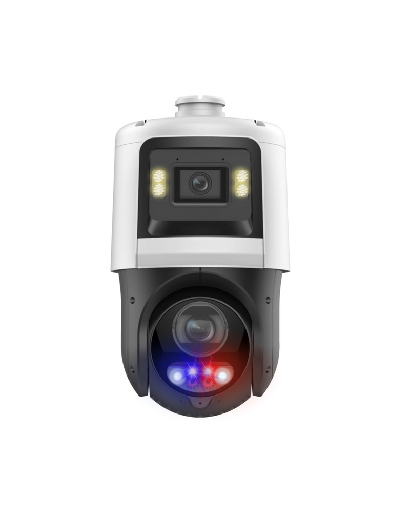 (IPTZ544DL-25X) 4MP 25x IP Speed Dome Camera with Extra Wide View Lens and Red/Blue Strobe Light