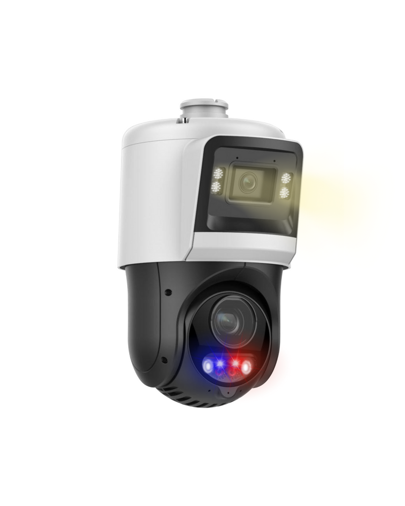 (IPTZ544DL-25X) 4MP 25x IP Speed Dome Camera with Extra Wide View Lens and Red/Blue Strobe Light