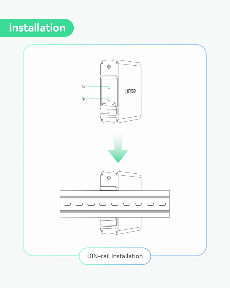 (POE-SW504GD) 4 Ports Mini Solar PoE Switch Optimized for Big PTZ Camera and Wireless Bridges