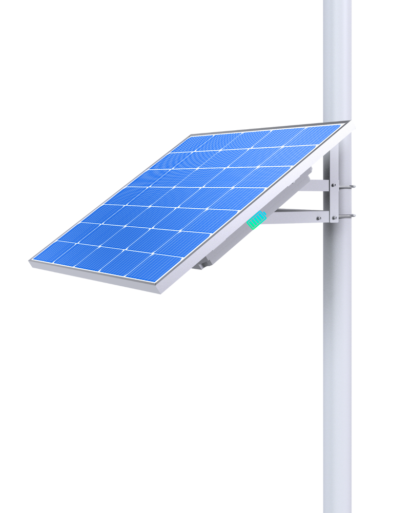 (SOLAR-S1240P100) Fully Integrated 4-in-1 Smart Solar Power Supply System for Security Cameras and IoT Device