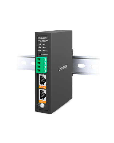 90W Gigabit PoE Splitter With IEEE802.3bt PoE Output and DC 5/9/12/24V Output (POE-SP02BT-POE)