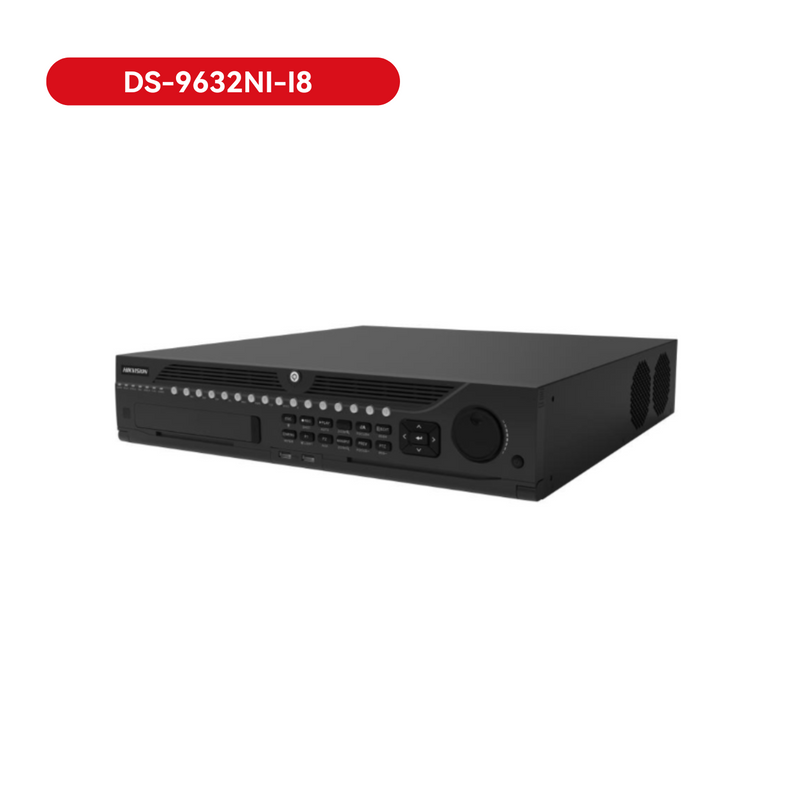 Hikvision DS-9632NI-I8 32ch H.265 4K enterprise NVR max 8 HDD RAID/POS/alarm