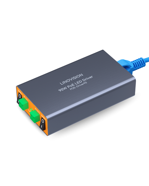 (POE-Driver90) 90W High-Efficiency PoE LED Driver for Professional Lig ...