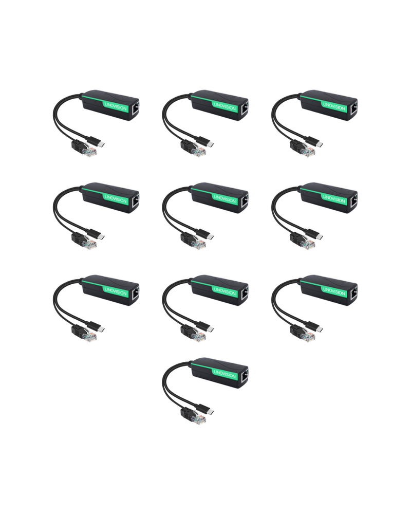 POE Splitter to USB-C Power and Ethernet Data (POE-SP01C, 2 pack)