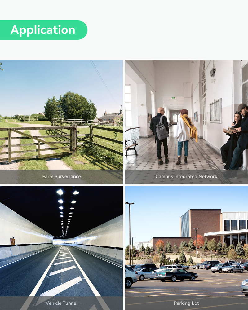 (POE-SWR410UR) 8 Ports UltraReach PoE Switch with Remotely Cloud Management, Long Range PoE and data transmisison Up to 2600ft