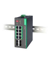 Industrial 8 Ports Remote Cloud Managed PoE Switch with 4 SFP Uplinks