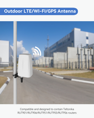 Outdoor LTE/Wi-Fi/GPS antenna and waterproof enclosure for RUT9-series routers (RUT951, RUT956) (PR1ICC60)