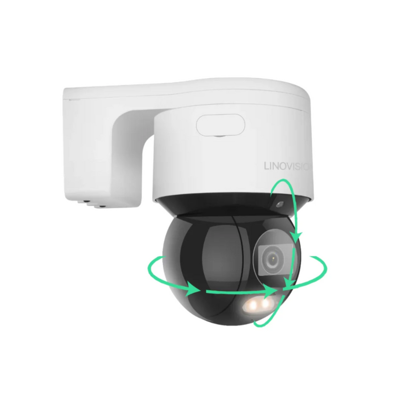 4MP Mini Night ColorVu PT Dome Camera (PTZ M4) Hinovision