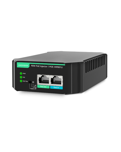 (POE-IN9001U) Gigabit 90W 802.3bt PoE Injector, Compatible with standard and Legacy non-Standard PD device