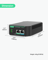 (POE-IN9001U) Gigabit 90W 802.3bt PoE Injector, Compatible with standard and Legacy non-Standard PD device