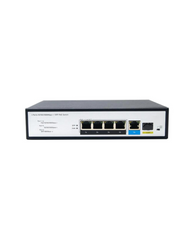 4-Port Full Gigabit PoE Switch with 1 GE & SFP Uplink, Support POE Extend up to 820ft, Total POE Budget 65W