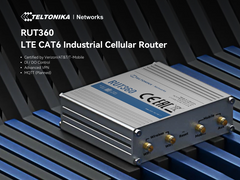 Teltonika RUT206 Router Industriale 4G/LTE Cat 4 – RS232/RS485, PoE Attivo/Passivo, MicroSD E RutOS