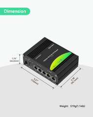 Teltonika RUTM50 5G SA /NSA Dual SIM Industrial Cellular Router