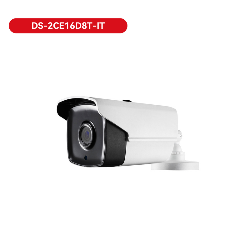 Hikvision DS-2CE16D8T-IT 2MP WDR HD-TVI mini bullet camera EXIR 66ft 2.8mm lens