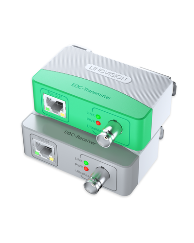 Upgraded UltraReach PoE over Coax EoC Converter (UltraReach EOC2) | LINOVISION