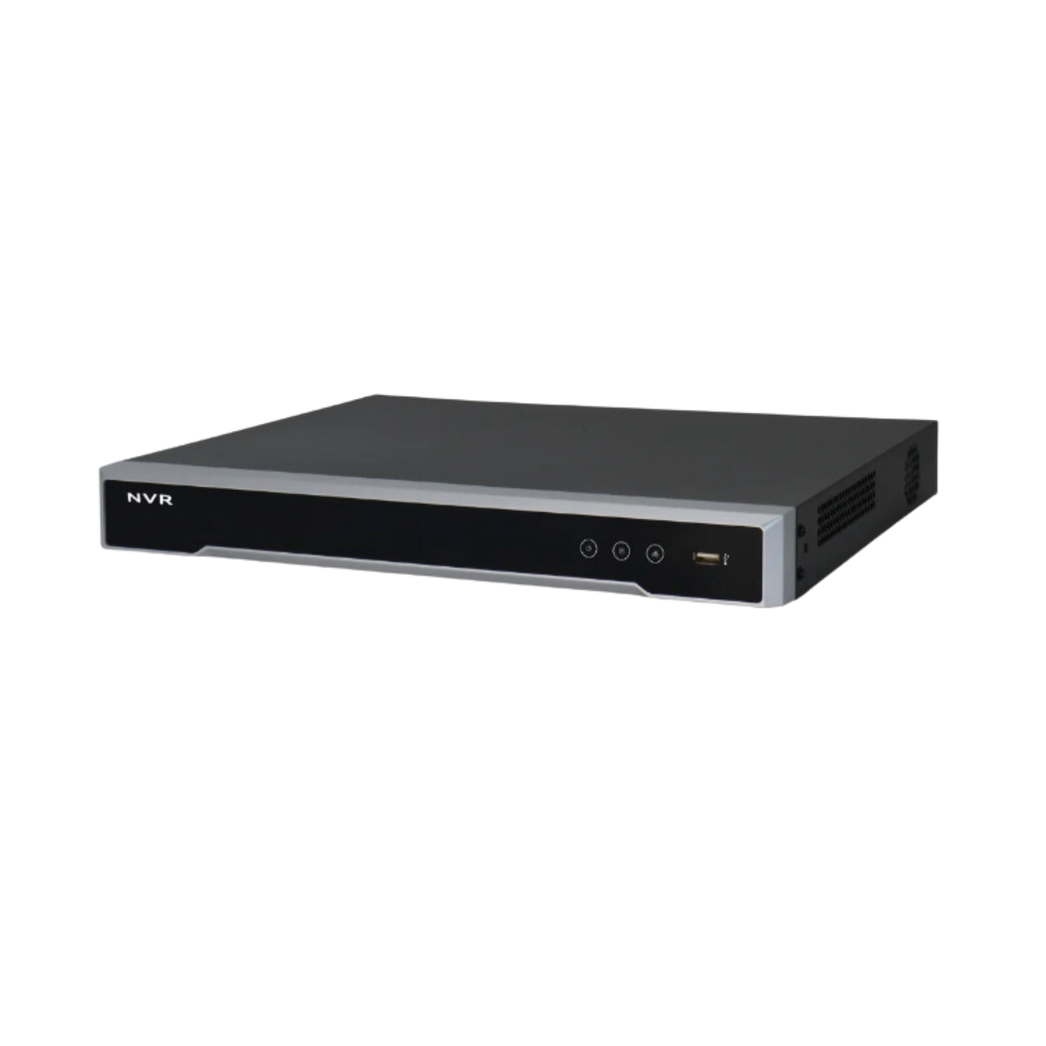 Channel NVR with PoE ports, 4K resolution, max HDDs, 1U case