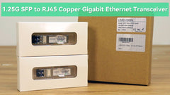 1.25G SFP to RJ45 Copper Gigabit Ethernet Transceiver, Up to 328ft (SFP-GE-RJ45 (2 pack))