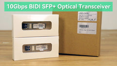 10Gbps BIDI SFP+ Optical Transceiver for POE Switches with 10G SFP Module (SFP-TE-LX-10(2 pack))