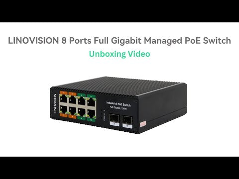 (POE-SW508G) Industrial 8 Ports Full Gigabit PoE Switch with 4 BT90W Ports, Total PoE Budget 120W