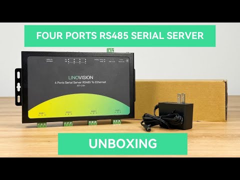 Industrial 4 Ports RS485 to Ethernet Gateway, support Modbus and Edge Computing