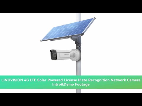 (GO BOX-V1200PW-2LPR) Versatile Solar Powered Cameras System with License Plate Recognition