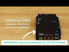 工业级解锁 4G LTE CAT4 路由器，带 WiFi 和 RS485，经 Verizon 认证