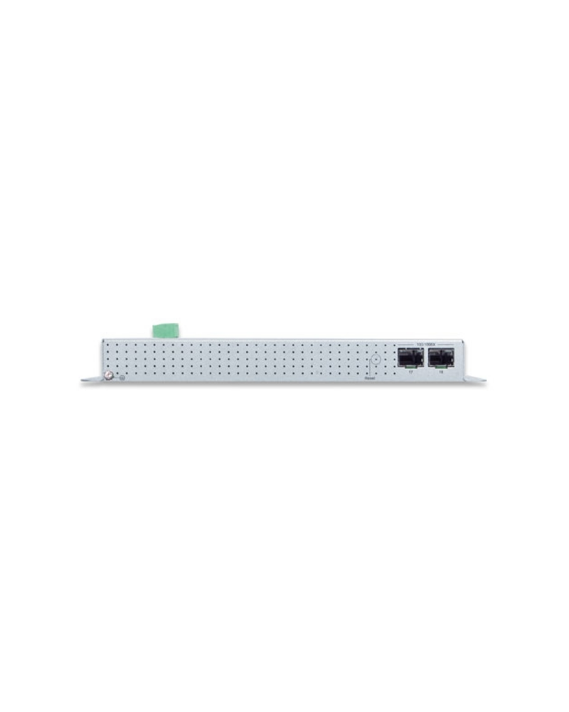 PLANET WGS-4215-16P2S Industrial Flat Wall Mount L2 Managed 16-Port PoE Switch, 240W Total PoE Budget